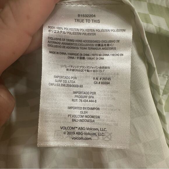 VOLCOM Earth Tripper Windbreaker II, Sage Green, Water Repellant, Packable, M - Picture 14 of 16